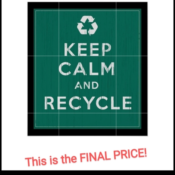 Makeup Canvas Bag With Black Stripe NWOT - Picture 6 of 6